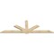 Ekena Millwork Kennewick Rough Sawn Timber Gable Bracket, Douglas Fir, 108"W x 36"H x 2"D x 6"F, 8/12 Pitch GBW108X36X0206KEN00RDF - alternate 4